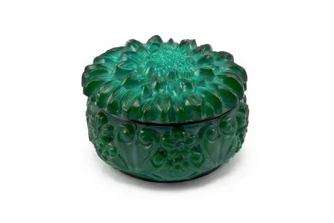 Malachite small box Stock Photos