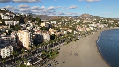 MALAGA AERIAL Stock Footage 256232712
