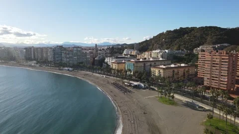 MALAGA AERIAL Stock Footage 256233180