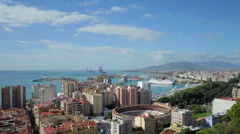 Malaga Coast Time-Lapse 스톡 동영상 55570316