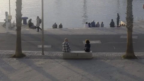 MALAGA COASTLINE Stock Footage 256233093