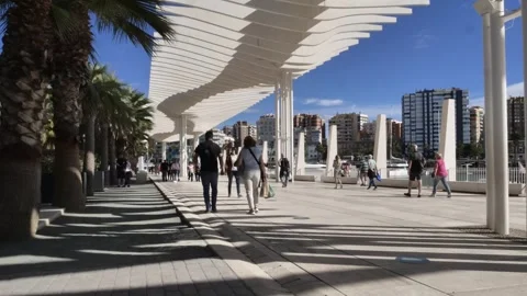 MALAGA HARBOUR Stock Footage 256232064