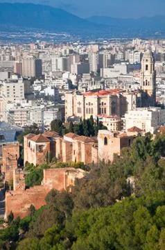 Malaga landmark Stock Photos
