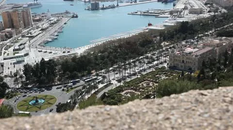 Malaga Park 库存影片 11519383