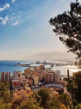 Malaga Viewpoint Foto stock