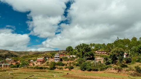 Malagasy homes Stock Photos