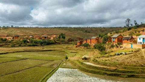 Malagasy homes Stock Photos