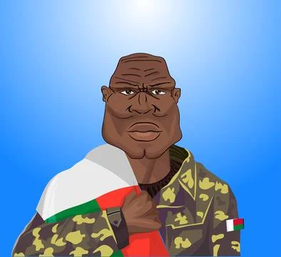 Malagasy soldier Stock Illustration