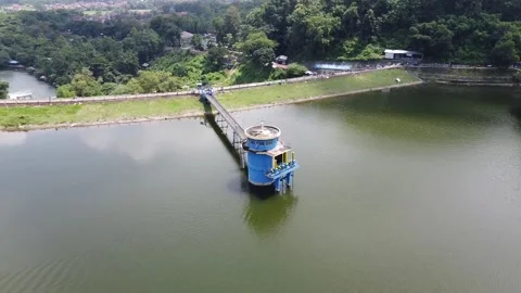 Malahayu Dam Tower 動画素材 223366493