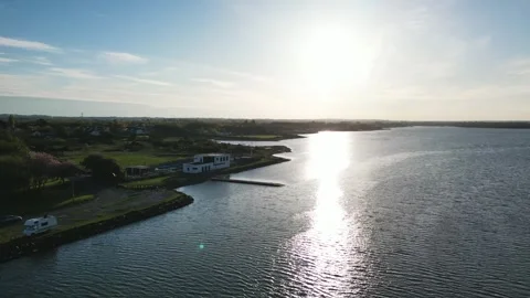 Malahide bay drone video Stock Footage 242774379
