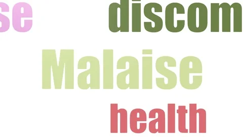 Malaise Tag Cloud Animated On White Background Stock Footage 103095719
