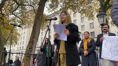 Malala calls for UK to help oppressed Afghan women Stock Footage 222611989
