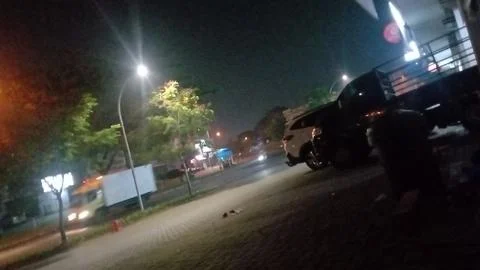 Malam hari 写真素材