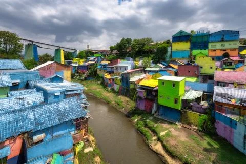 Malang, Java, Indonesia, 2 Oct 2024 Explore the vibrant colors of a unique ar Stock Photos