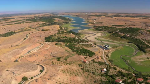 Malatya aerial view, river, jk01 Видео 259504830