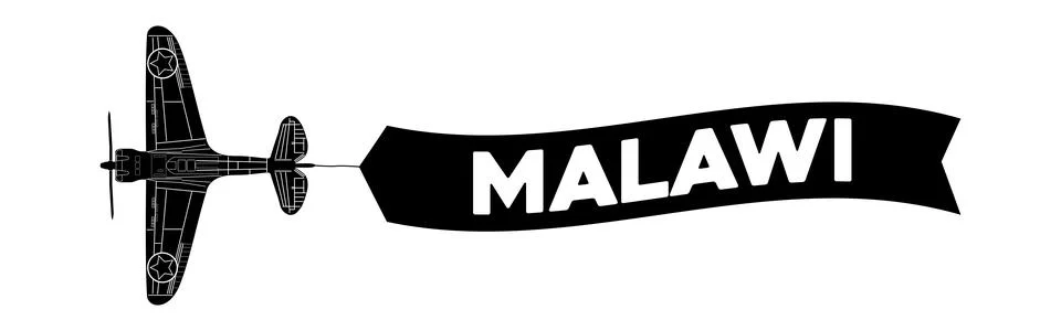 Malawi advertisement banner Stock Illustration