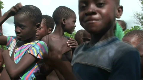 Malawi: african boy dancing 1 Stock Footage 732791