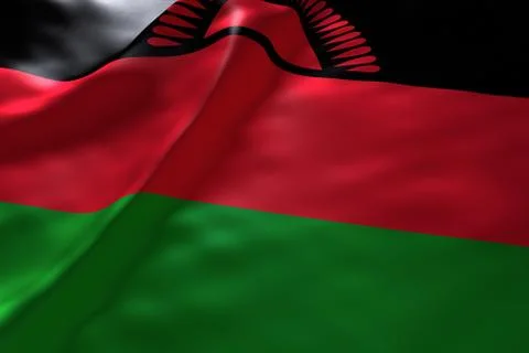 Malawi flag background Stock Illustration