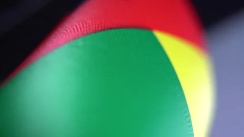 Malawi Flag Fabric Texture Close Up Detail Stock Footage 328632093