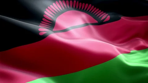 Malawi Flag Stock Footage 116384112