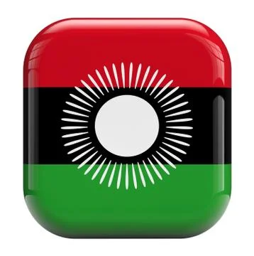 Malawi flag icon image Stock Illustration