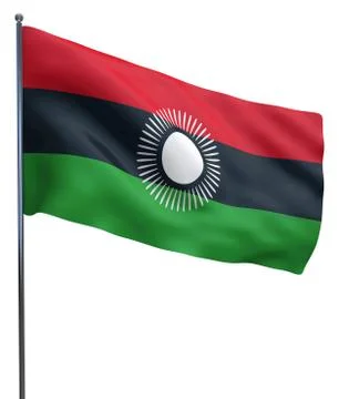 Malawi Flag Image Stock Illustration