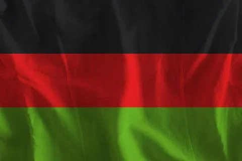 Malawi flag with texture 스톡 사진