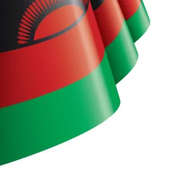 Malawi flag, vector illustration on a white background Stock Illustration