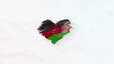 Malawi grunge flag Stock Footage 196558591