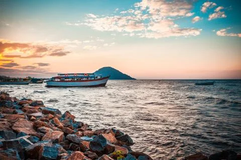 Malawi lake Stock Photos