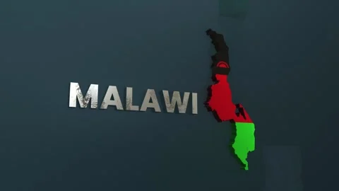 Malawi Map Stock Footage 279753691