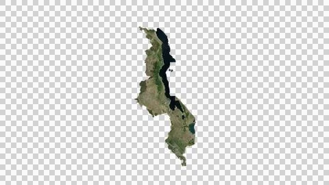 Malawi Map Stock Illustration