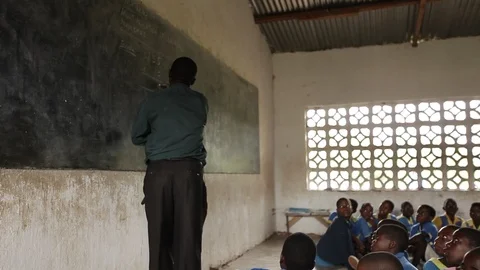 Malawi School Teacher Stock Footage 96685961