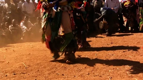 Malawi tribal dance Stock Footage 67047608