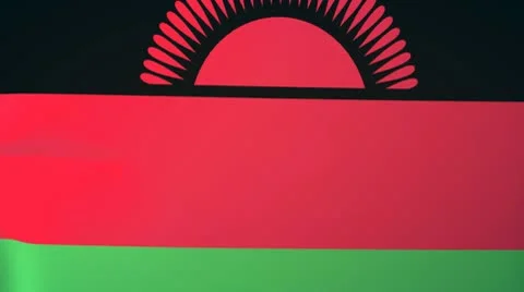 Malawi Waving Flag Stock Footage 10762141