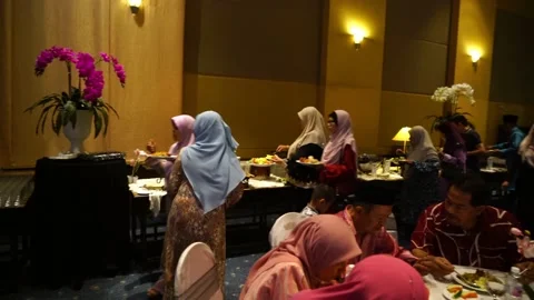 Malay Wedding Catering Services Stock Footage 146076188