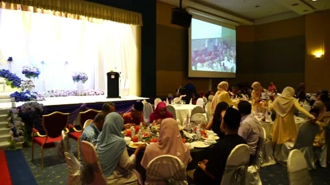 Malay Wedding  Stock Footage 146075405