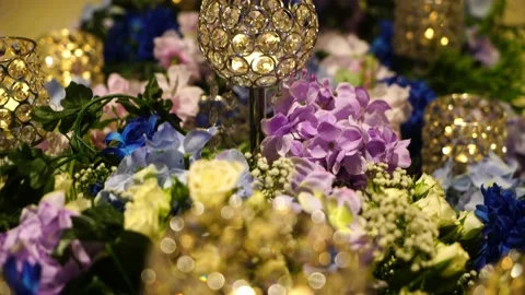 Malay Wedding Table Decoration Stock Footage 146078156