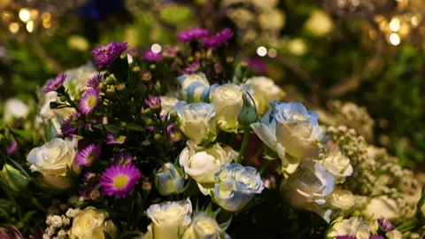 Malay Wedding Table Decoration Stock Footage 146078348