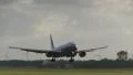 Malaysia Airlines jet landing HD Footage