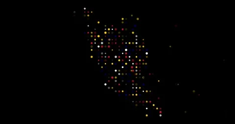 Malaysia Animated Circle Explosion Digital Mapping Stock Footage 316759561