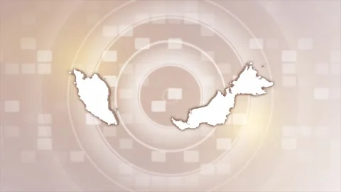 Malaysia Animated Map Stock Footage 275635298