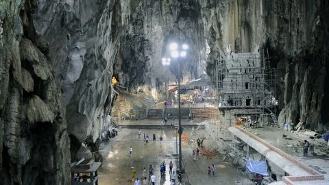 Malaysia Batu Caves 2 Stock Footage 106445827