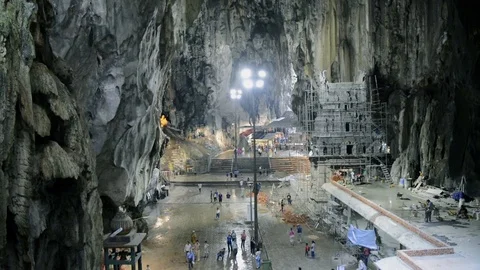 Malaysia Batu Caves Video stock 106444293