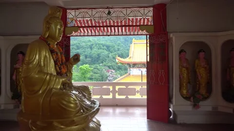 Malaysia - Buddhist Temple Stock Footage 166750375