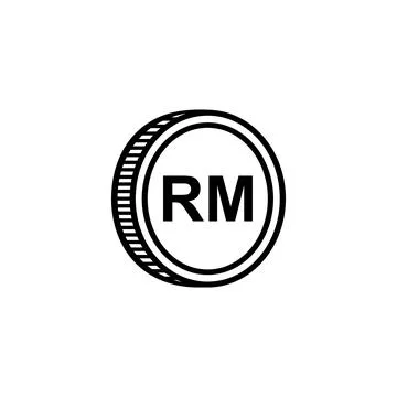 Malaysia Currency Symbol, Malaysian Ringgit Icon, MYR Sign. Vector Illustration Stock Illustration