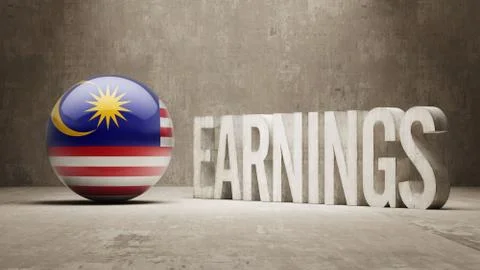 Malaysia Earnings Concept Stock Illustration