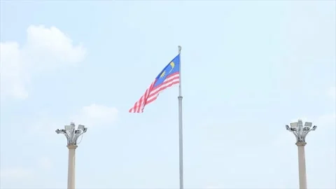 Malaysia Flag Stock Footage 170710253