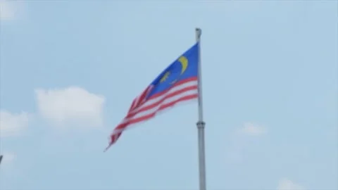 Malaysia Flag Stock-Footage 170710270