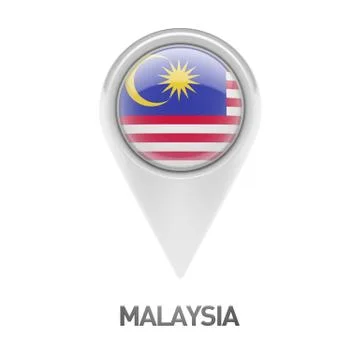 Malaysia Flag Icon Stock Illustration